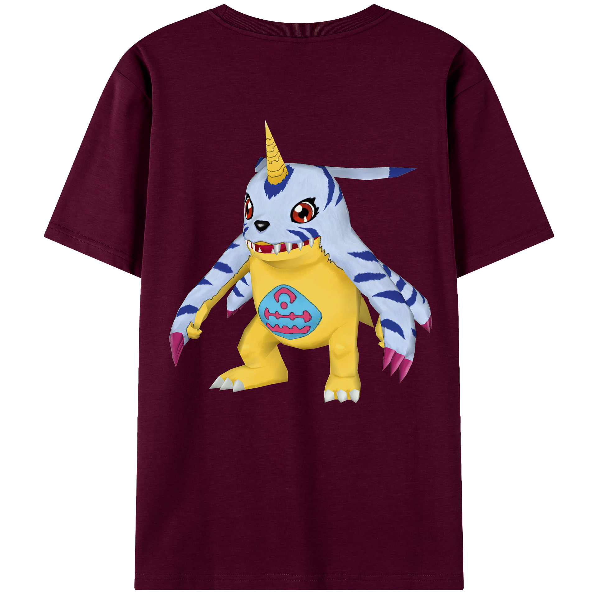 （画像用） Digimon デジタルモンスター/デジモン レディース半袖Tシャツ(バックプリント)